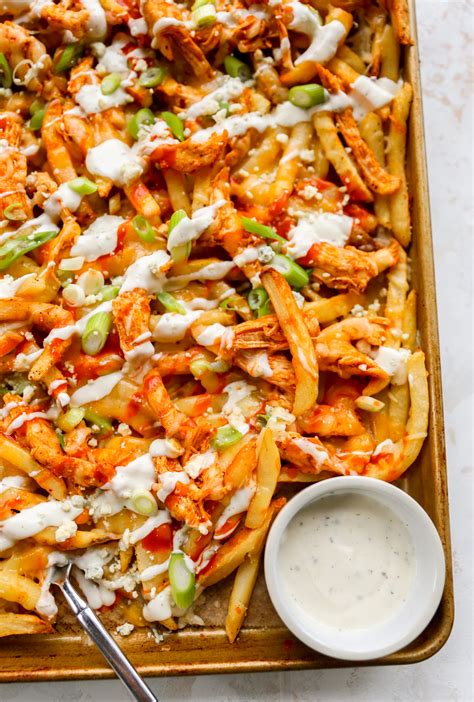 Buffalo Chicken Ranch Cheese Fries Yes To Yolks