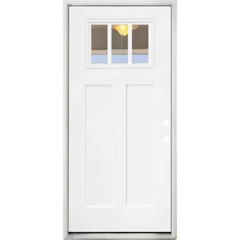 Have A Question About Steves And Sons 36 In X 80 In Legacy 3 Lite Toplite Clear Glass Left Hand