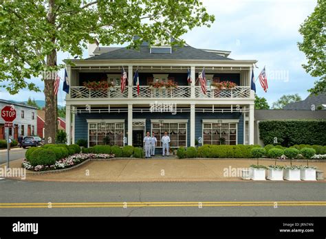 The Inn Inn At Little Washington Virginia Stock Photo Alamy