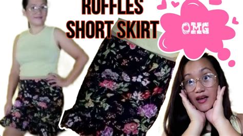 Paano Gumawa Nang Ruffles Skirt How To Sew Ruffles Skirt Jearlynnoynay