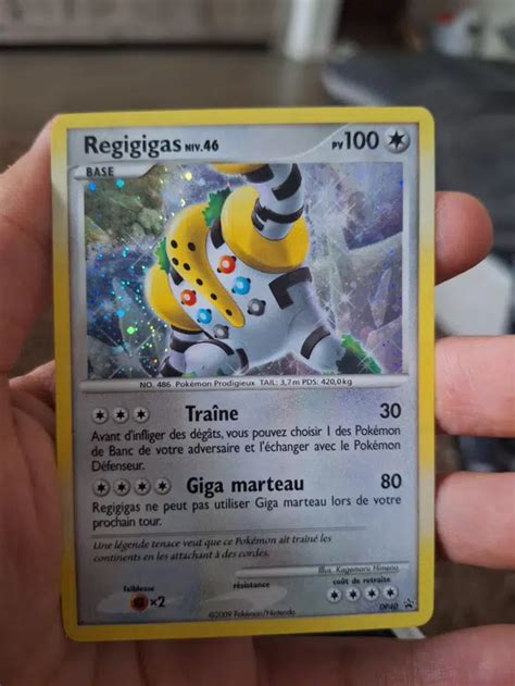 Voggt buy Carte Pokémon Regigigas DP40 HOLO Promo Diamant Perle