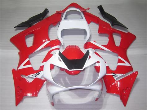 Red And White Injection Molded Zx R Fairing Kit For Honda