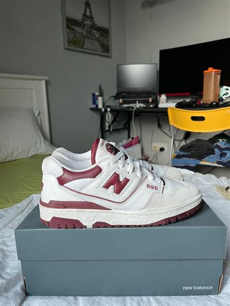 New Balance 550 Sea Salt Burgundy Lupon Gov Ph