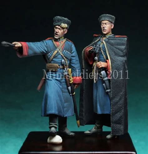 1 35 Scale Ww2 Soviet Cossack Soldiers Wwii Figure Resin Model Kit Free