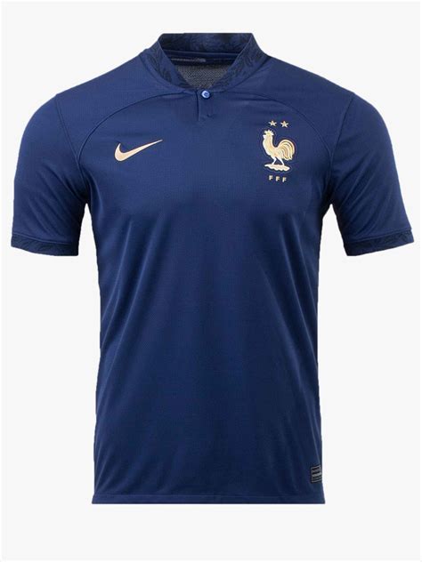 France Home 2022 World Cup Football Jersey Player Edition.