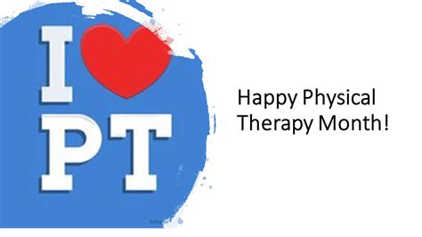 Happy Physical Therapy Month | IPRC