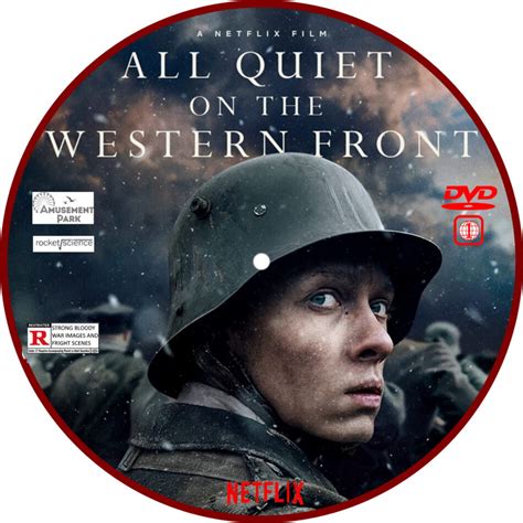 All Quiet On The Western Front (2022) R1 Custom DVD Label - DVDcover.Com