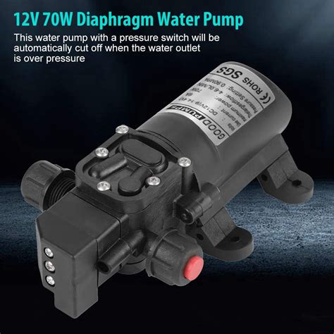 12v Water Pump 12 Volt Dc 6a 70w Electric Self Priming Pump High Pressure Pump