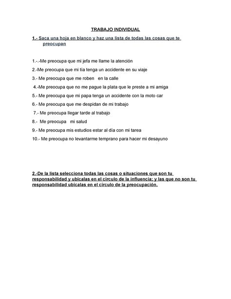 Ivu Actividad 5 Habilidades Blandas Trabajo Individual 1 Saca Una Hoja En Blanco Y Haz Una