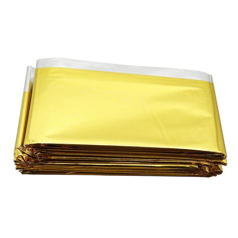 Aluminum Mylar Foil Emergency Rescue Space Thermal Blanket For Outdoor