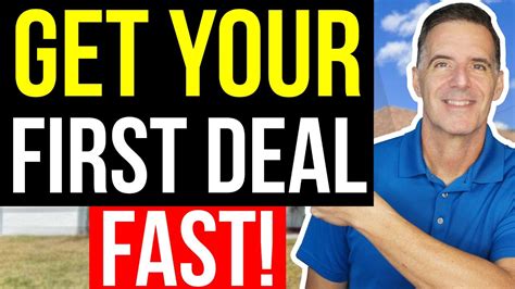 How To Get Your First Wholesaling Deal In Days Start To Finish