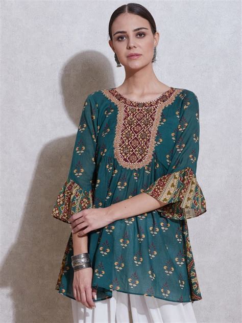 Indian Stylish Tunics Kurtis Ritu Kumar Collection 2023 2024