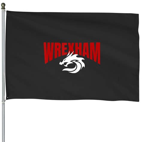 Wrexham Wales Fooball Soccer Dragon Welsh S Uk Shir House Flags Sold
