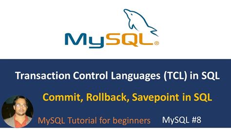 Tcl Commands In Sql Transaction Control Language In Sql Commit