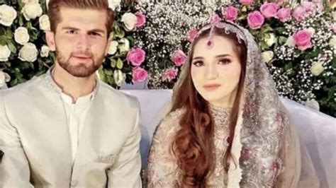 Shaheen Afridi Gets Married To Shahid Afridis Daughter In Karachi See