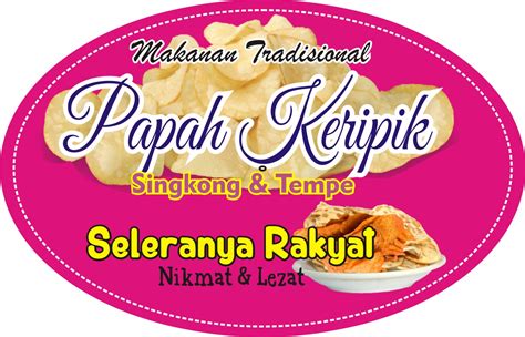 Contoh Label Kemasan Keripik Tempe Delinewstv