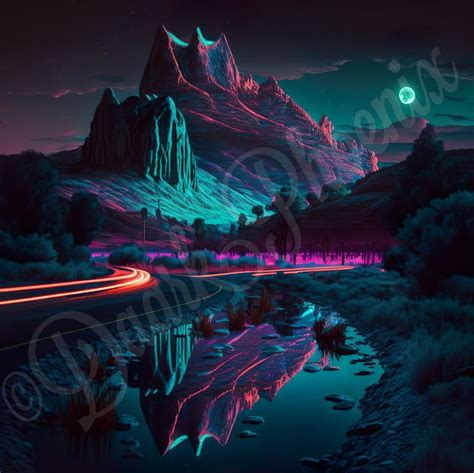 Neon Landscape