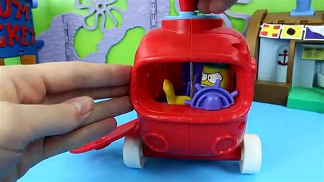 Imaginext Bikini Bottom Bus Spongebob Squarepants Patrick And Krabby