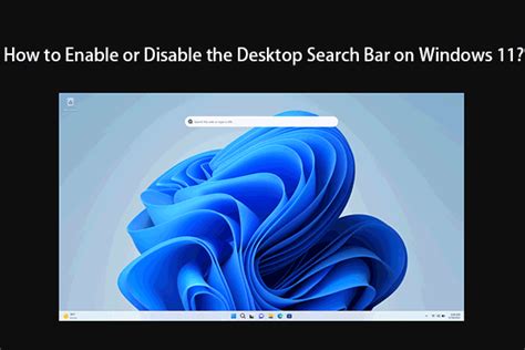 How To Enable Or Disable The Desktop Search Bar On Windows Nbkomputer