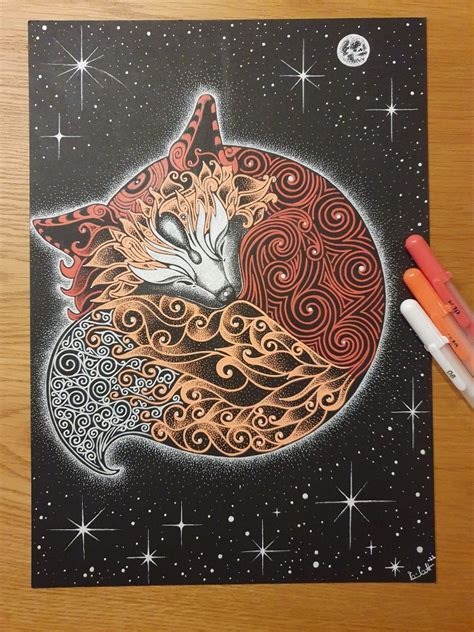 Space Fox Mandala