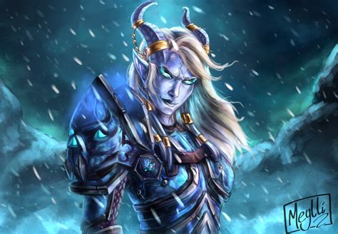 Artstation Personnal Art Draenei Frost Death Knight