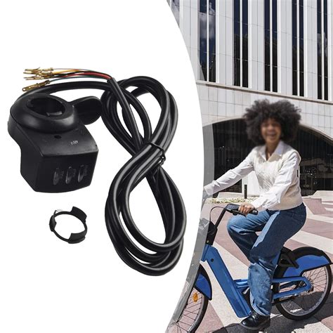 24v 36v 48v Ebike Thumb Throttle Electric Bike Speed Control Led Twistthumb Throttle Accelerator