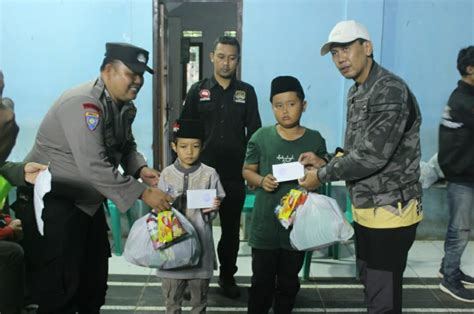 Binmas Desa Jalancagak Bersama Komunitas Motor Binaan Polres Subang