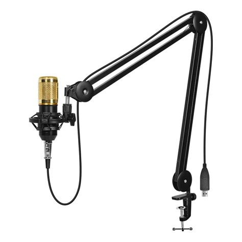 Apex Heavy Duty Mic Arm Microphone Stand Suspension Scissor Boom Stands