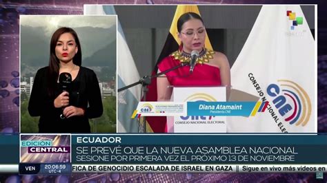 Ecuador La Nueva Asamblea Nacional Sesionar El Pr Ximo De