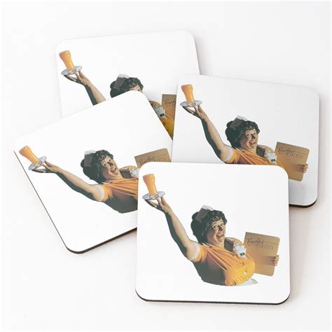 "Supertramp Breakfast in America waitress" Coasters (Set of 4) for Sale by dumontbast | Redbubble