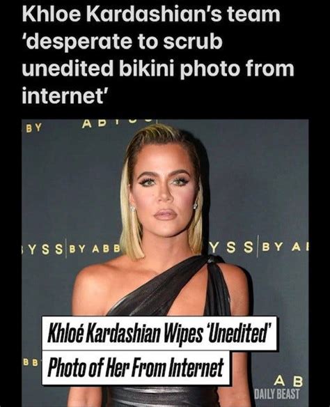 Khloe Kardashians Team ‘desperate To Scrub Unedited Bikini Photos By