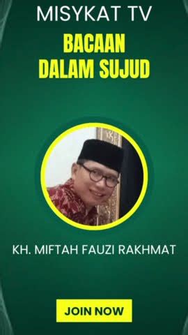 Bacaan Dalam Sujud Kh Miftah F Rakhmat Youtube