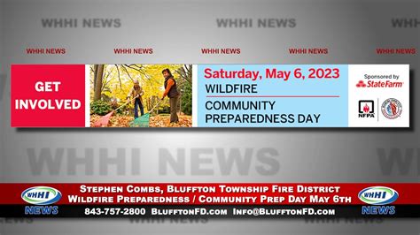 WHHI NEWS Stephen Combs Wildfire Community Preparedness Day May 6