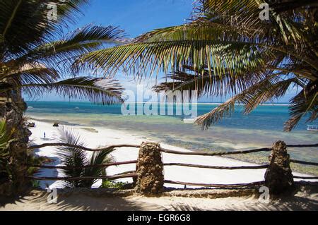 White Sands Of Mombasa North Coast Beach Mombasa Kenya Africa Stock