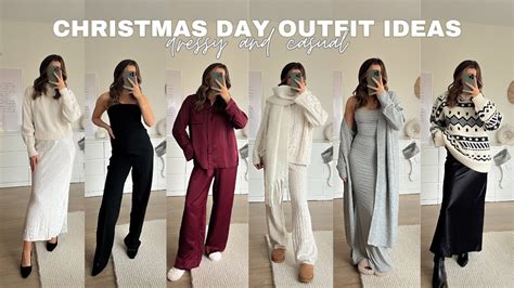 CHRISTMAS DAY OUTFIT IDEAS Dressed Up And Cosy Outfits YouTube