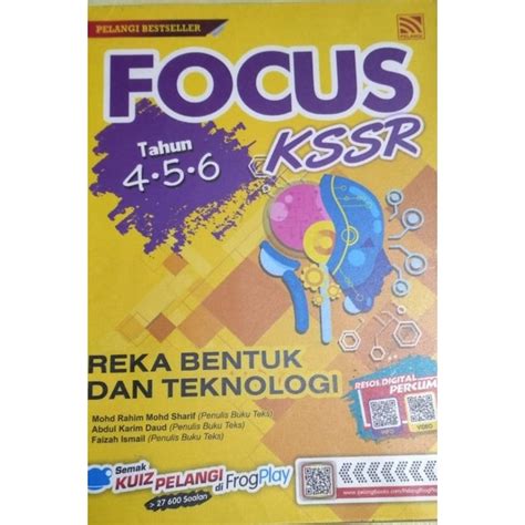 Preloved Buku Focus Upsr Reka Bentuk Dan Teknologi Tahun