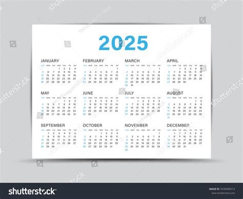 Template Kalender 2025 Lengkap Kori Shalna