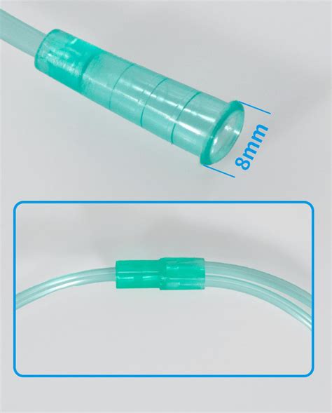 Soft Disposable Medical Oxygen Nasal Cannula In Various Colors Clear