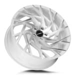 The Nido Wheel By Strada In White Machined Strada Wheels