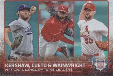 Topps League Leaders Rainbow Foil Clayton Kershaw Adam