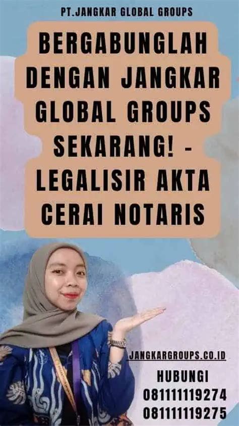 Legalisir Akta Cerai Notaris Aman Jangkar Global Groups