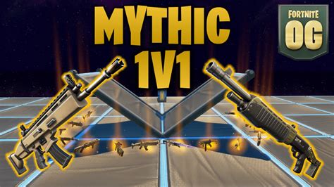 Mythic 1v1 Build Fights⭐ 4275 0928 5726 By Tragisk Fortnite Creative Map Code Fortnite Gg