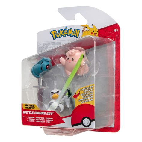 Figura Pokémon pack 3 figures Battle Figure Set Clefairy Jazwares