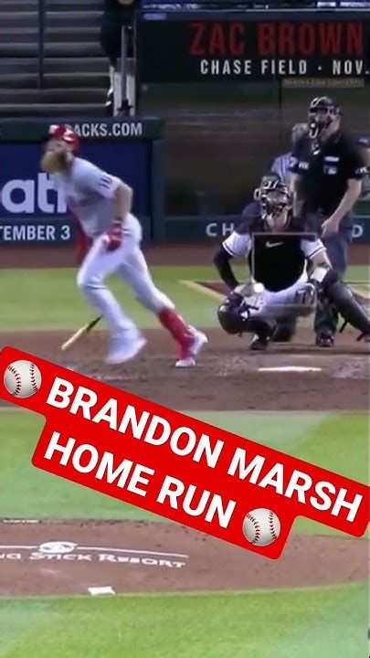 ⚾️ Brandon Marsh Home Run ⚾️ Mlb Sports Shorts Viral News