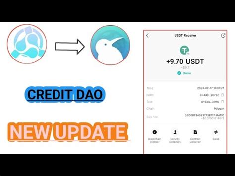 Credit Dao New Update Cd Token Sell Process Daily Earning App