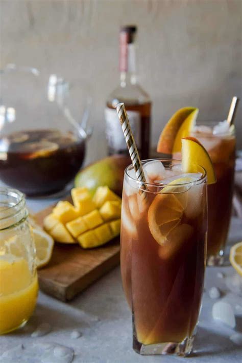 Southern Spiked Mango Iced Tea The Crumby Kitchen