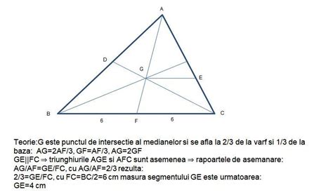 In Figura Alaturata Este Reprezentat Triunghiul ABC Cu BC 12 Iar