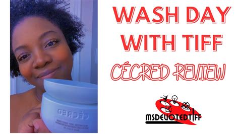 Wash day with Tiff trying Cécred X Beyoncé YouTube