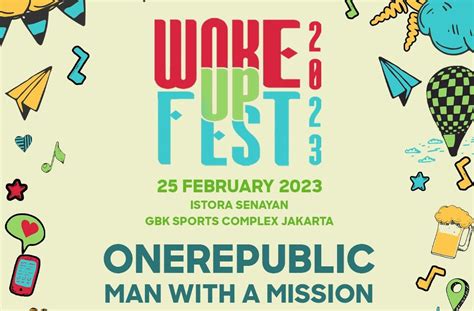 Woke Up Fest Digelar Februari Dimeriahkan Onerepublic