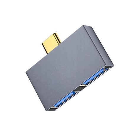 Przenośny adapter USB C męski na podwójny USB 3 0 żeński Sklep